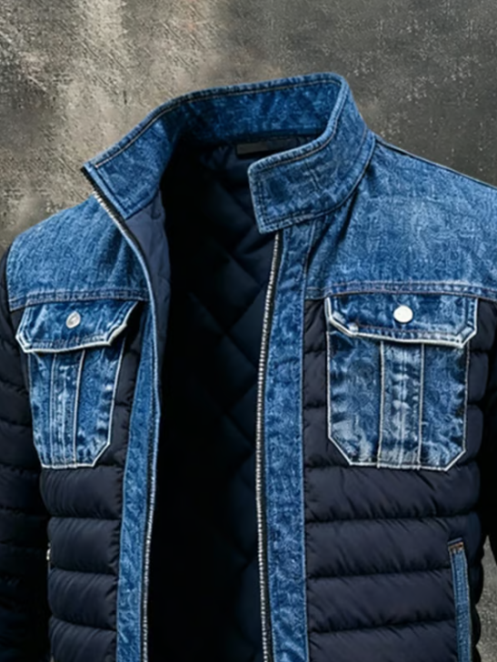 HYBRID™ | QUILTED DENIM JACKET